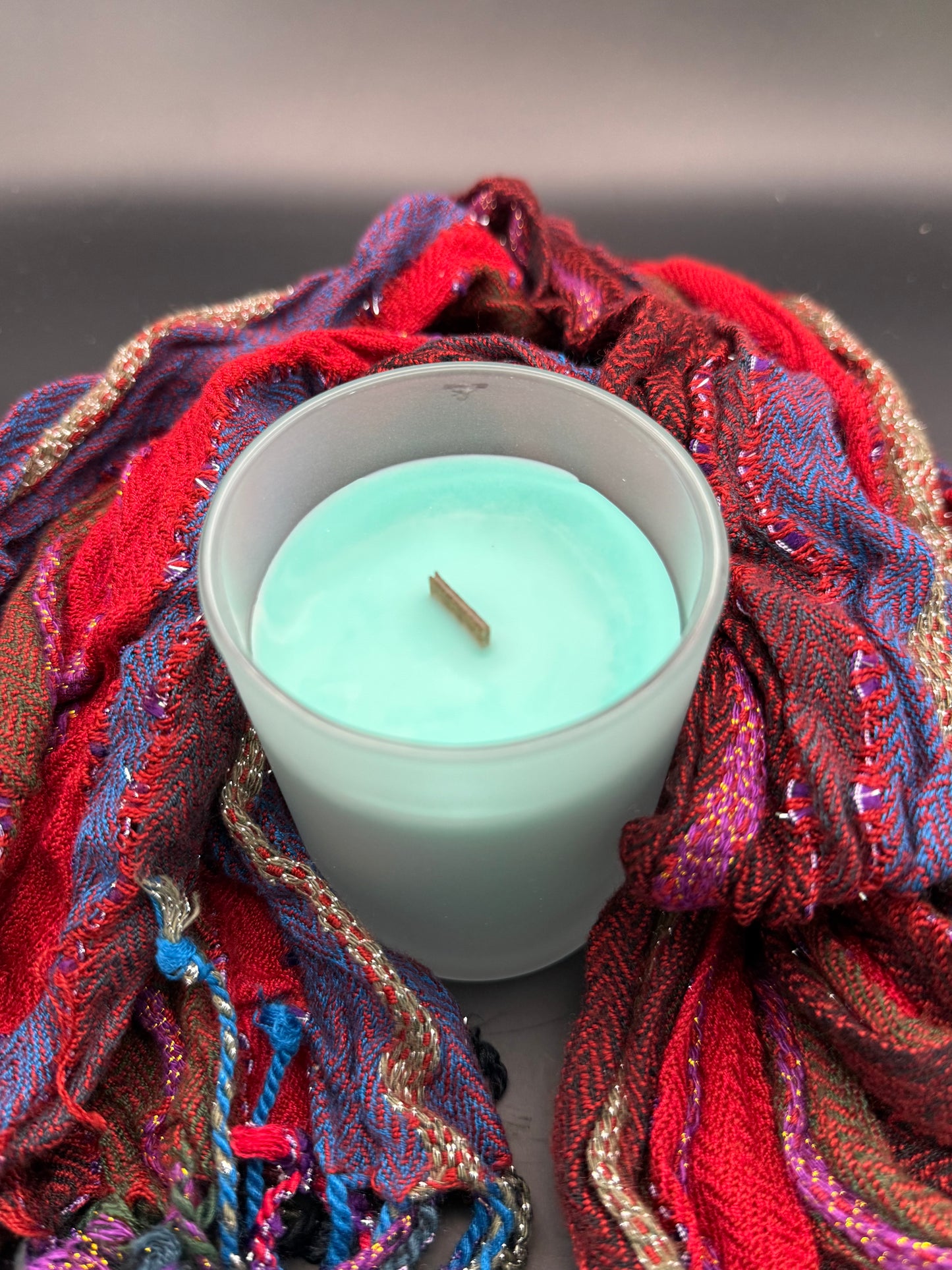 White Christmas Candle