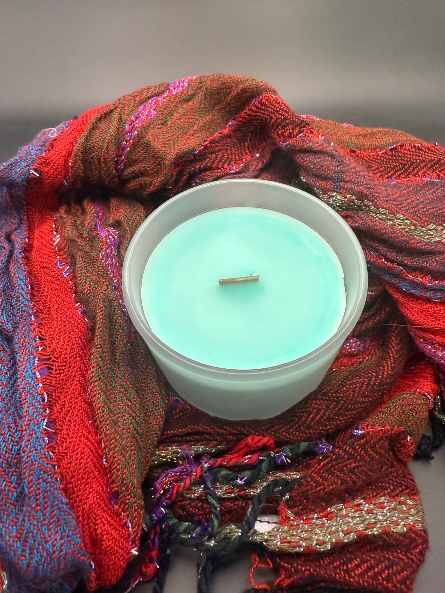 White Christmas Candle