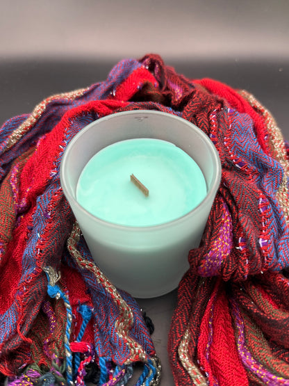 White Christmas Candle