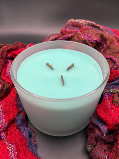 White Christmas Candle